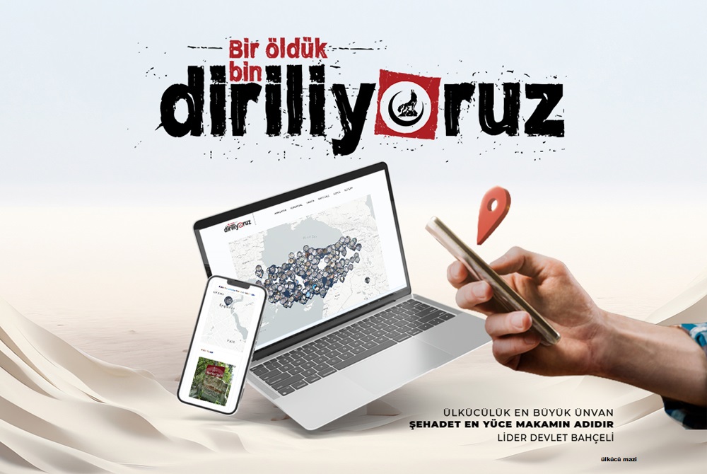 Ülkü Ocakları, Ülkücü Şehitler için hazırladığı Diriliyoruz projesini tanıttı.