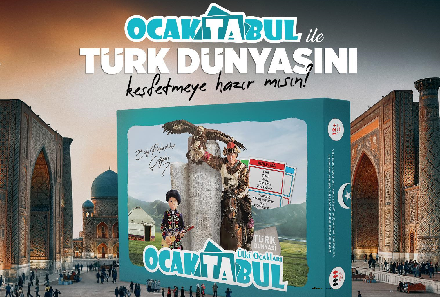 ÜLKÜ OCAKLARI HAZIRLADIĞI OCAKTABUL KUTU OYUNU İLE GENÇLERE TÜRK DÜNYASINI TANITIYOR