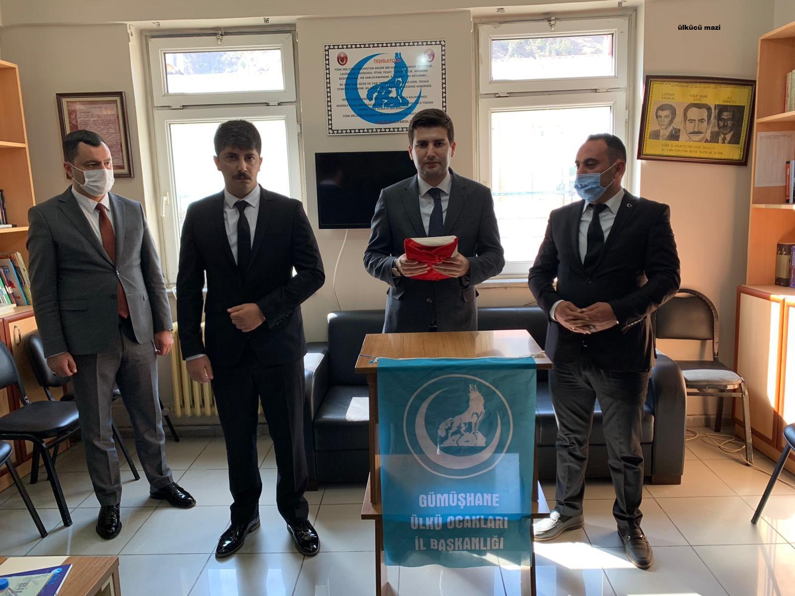 GÜMÜŞHANE ÜLKÜ OCAKLARI İL BAŞKANLIĞINA SERKAN ALP ATANDI. 2020