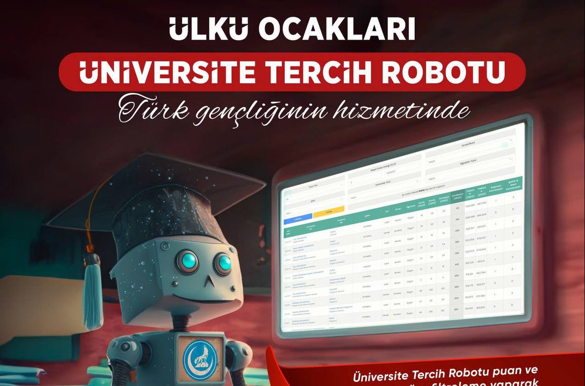ÜLKÜ OCAKLARI ÜNİVERSİTE TERCİH ROBOTU