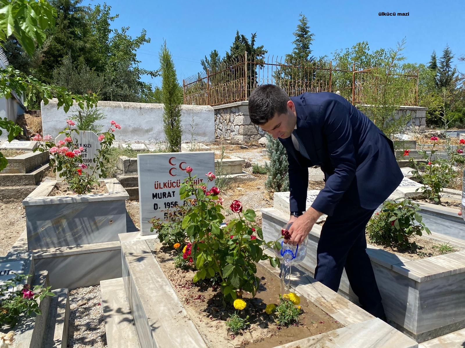 ÜLKÜ OCAKLARI GENEL BAŞKANIMIZ AHMET YİĞİT YILDIRIM MALATYA’DA BULUNAN ÜLKÜCÜ ŞEHİTLERİMİZİN KABİRLERİNİ ZİYARET ETTİ.2021