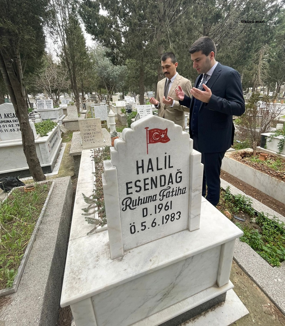 GENEL BAŞKANIMIZ AHMET YİĞİT YILDIRIM ÜLKÜCÜ ŞEHİTLERİMİZ HALİL ESENDAĞ ve SELÇUK DURACIK’IN KABRİNİ ZİYARET ETTİ. 2022