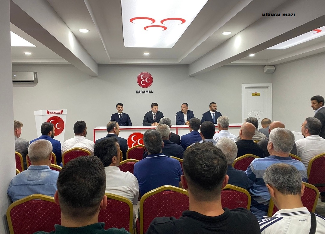 ÜLKÜ OCAKLARI GENEL BAŞKANIMIZ AHMET YİĞİT YILDIRIM MHP KARAMAN İL BAŞKANLIĞINI ZİYARET ETTİ. 2022