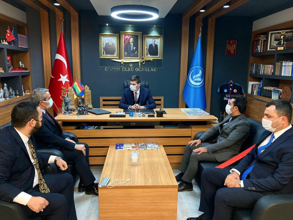 GENEL BAŞKANIMIZ ÜLKÜ OCAKLARI ÇORUM İL BAŞKANLIĞINI ZİYARET ETTİ. 2022