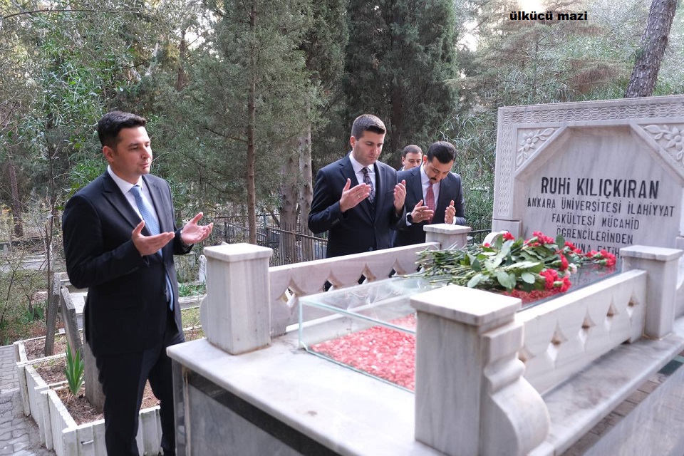 ÜLKÜ OCAKLARI GENEL BAŞKANIMIZ AHMET YİĞİT YILDIRIM ÜLKÜCÜ ŞEHİT RUHİ KILIÇKIRAN’IN KABRİNİ ZİYARET ETTİ. 2022