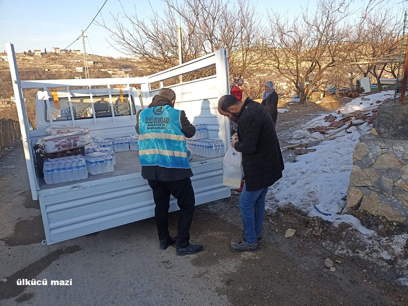 ÜLKÜ OCAKLARI MALATYA İL BAŞKANLIĞININ DEPREM BÖLGESİNE YARDIMLARI SÜRÜYOR. 2023