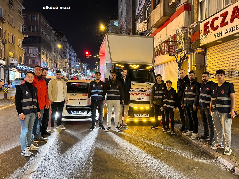 ÜLKÜ OCAKLARI İSTANBUL İL BAŞKANLIĞININ DEPREM BÖLGESİNE YARDIMLARI SÜRÜYOR. 2023