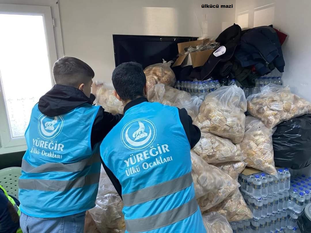 ÜLKÜ OCAKLARI ADANA İL BAŞKANLIĞININ DEPREM BÖLGESİNE YARDIMLARI SÜRÜYOR. 2023