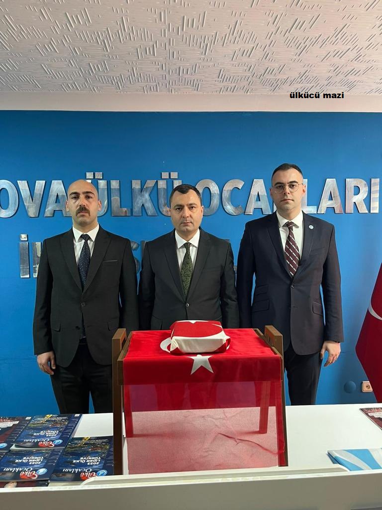 ÜLKÜ OCAKLARI YALOVA İL BAŞKANLIĞINA MAHMUT NEDİM SUİÇMEZ ATANDI. 2023