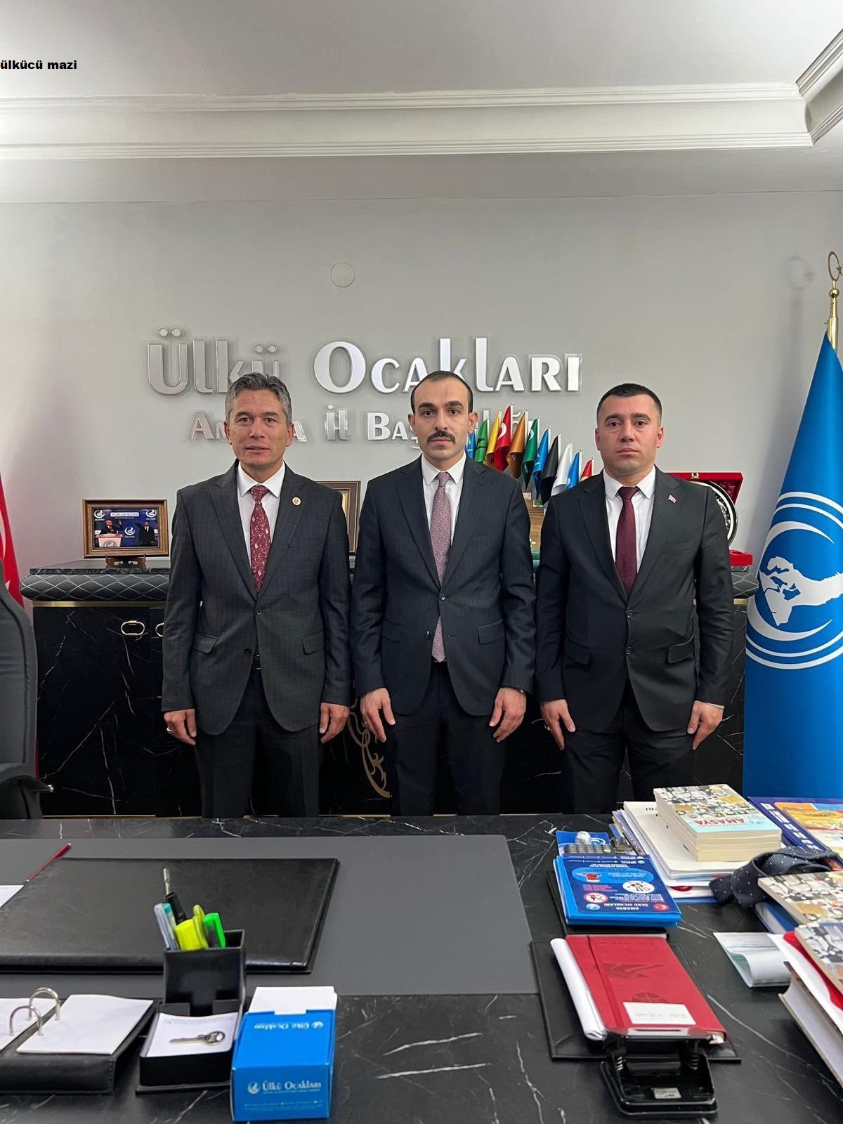 ÜLKÜ OCAKLARI AMASYA İL BAŞKANLIĞINA ÖMER SONKAYA ATANDI. 2023