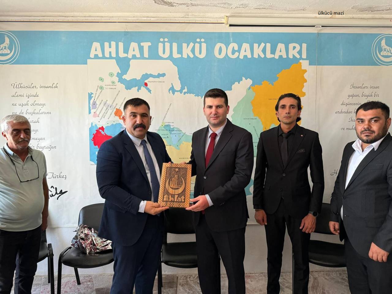 GENEL BAŞKANIMIZ AHMET YİĞİT YILDIRIM ÜLKÜ OCAKLARI AHLAT İLÇE BAŞKANLIĞINI ZİYARET ETTİ