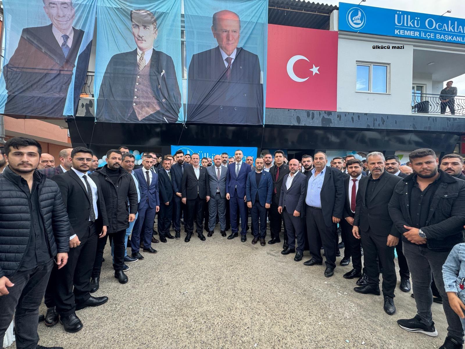 ÜLKÜ OCAKLARI ANTALYA İL BAŞKANLIĞI TARAFINDAN ÜLKÜ OCAKLARI KEMER İLÇE BAŞKANLIĞININ AÇILIŞI GERÇEKLEŞTİRİLDİ. 2024