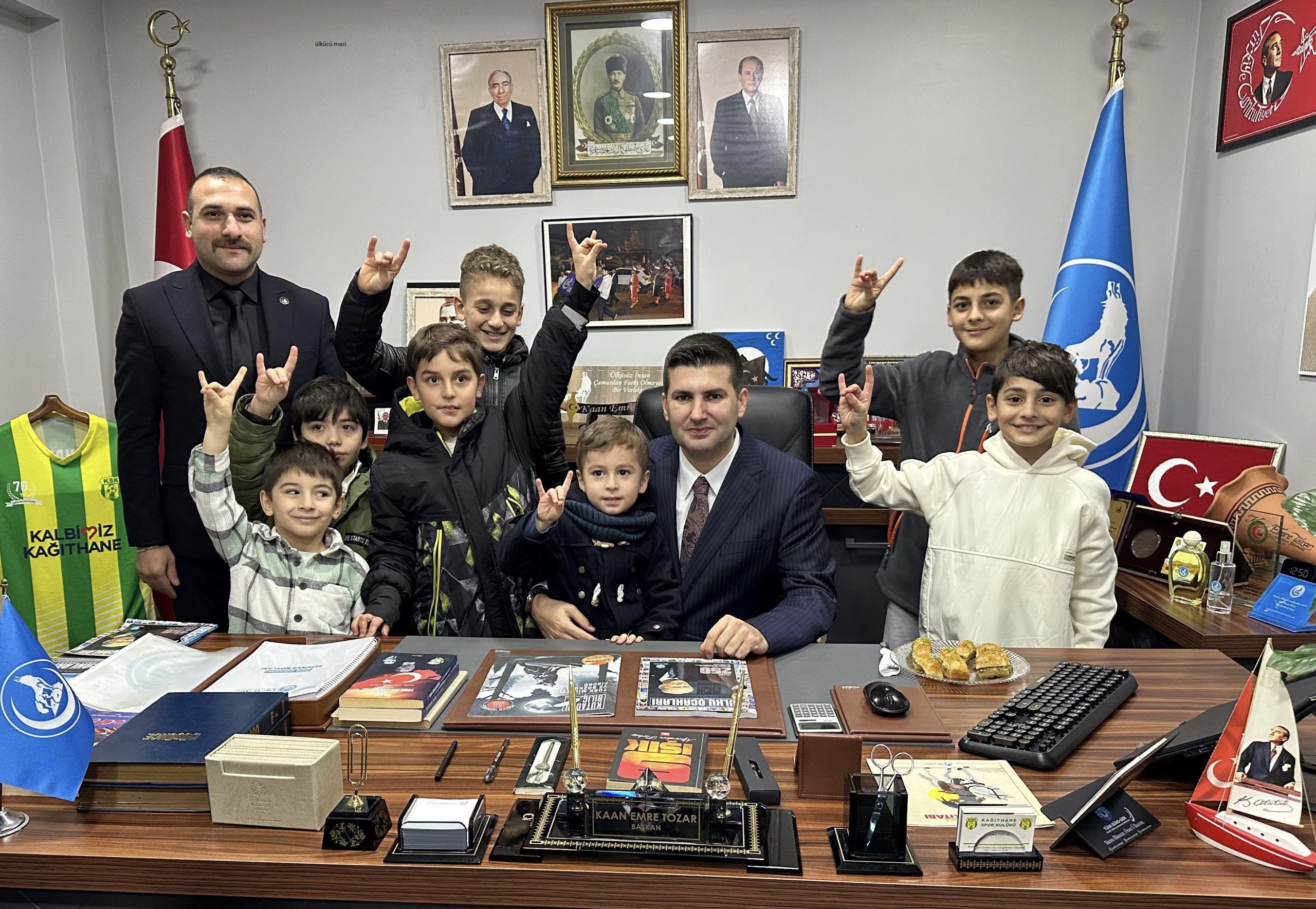 GENEL BAŞKANIMIZ SAYIN AHMET YİĞİT YILDIRIM, ÜLKÜ OCAKLARI İSTANBUL KAĞITHANE İLÇE BAŞKANLIĞINI ZİYARET ETTİ
