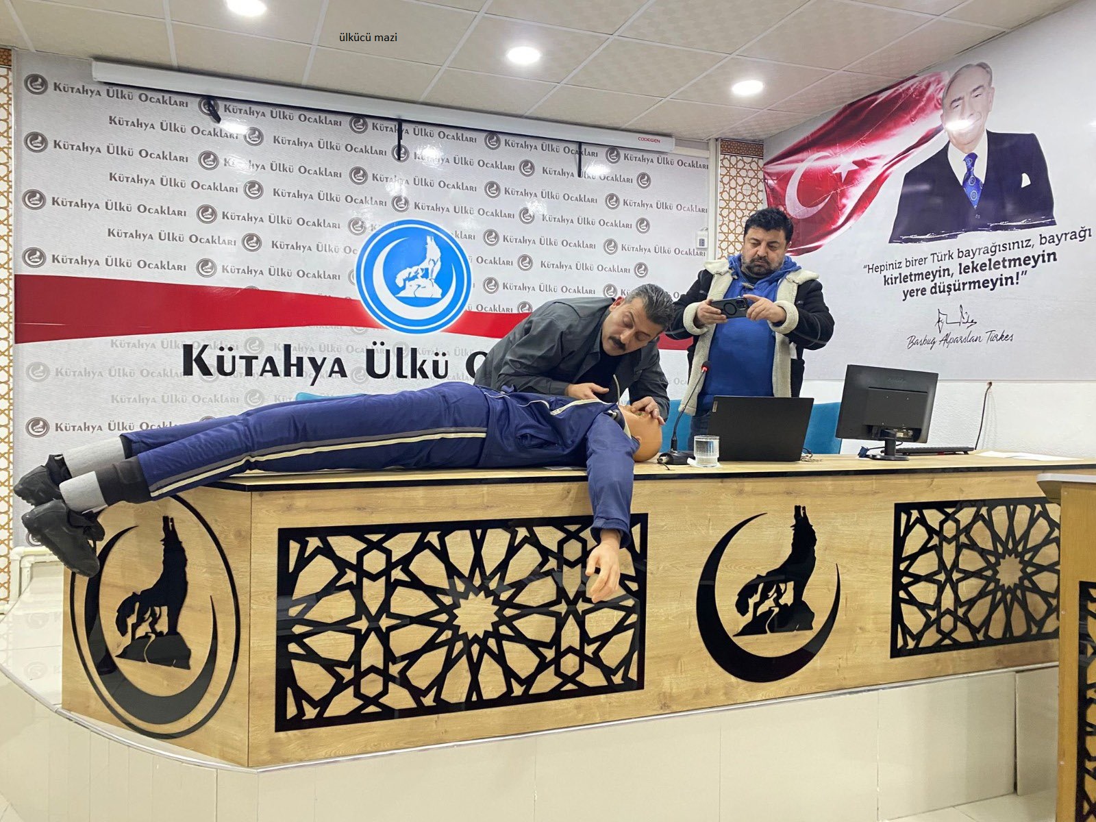 Ülkü Ocakları Kütahya İl Başkanlığı Tarafından İlk Yardım Semineri Düzenlendi.
