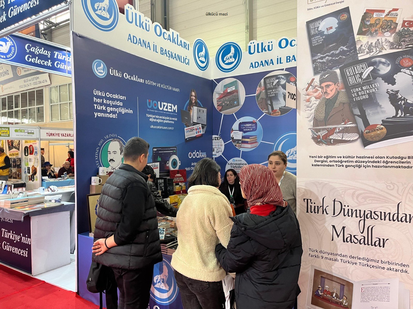 Ülkü Ocakları Adana İl Başkanlığı TÜYAP 17. Çukurova Kitap Fuarı’nda!