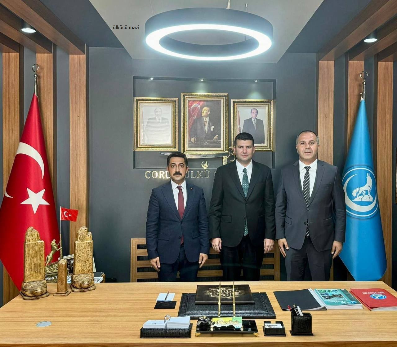 GENEL BAŞKANIMIZ AHMET YİĞİT YILDIRIM ÜLKÜ OCAKLARI ÇORUM İL BAŞKANLIĞINI ZİYARET ETTİ.2024