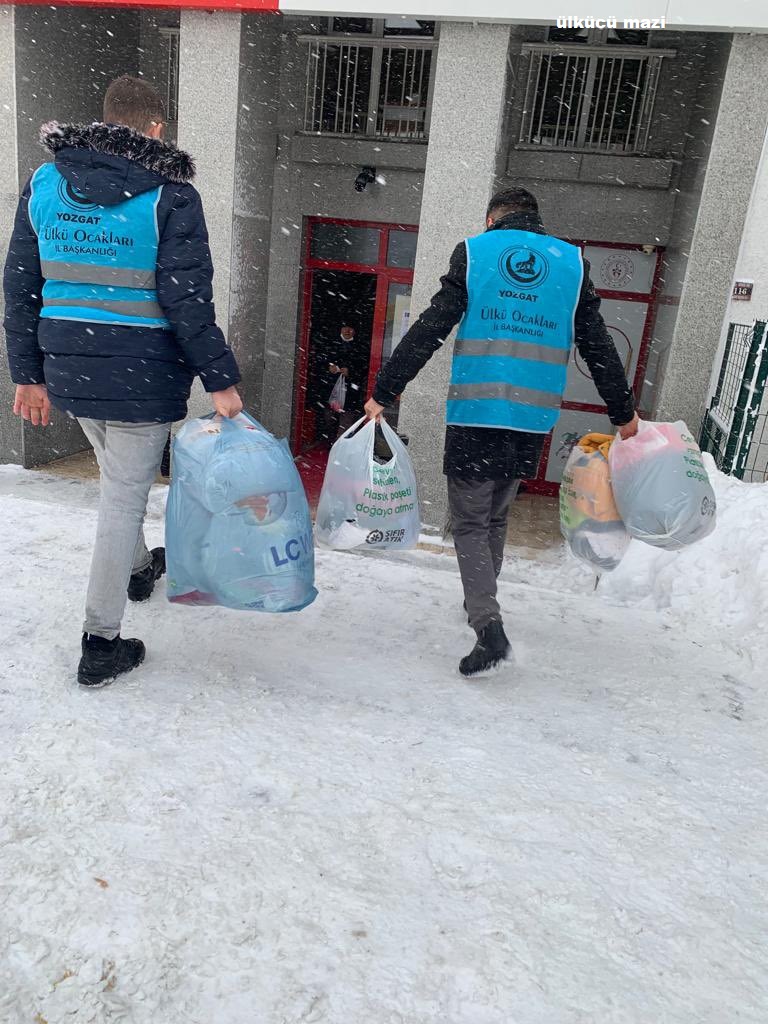 ÜLKÜ OCAKLARI YOZGAT İL BAŞKANLIĞININ DEPREM BÖLGESİNE YARDIMLARI SÜRÜYOR. 2023