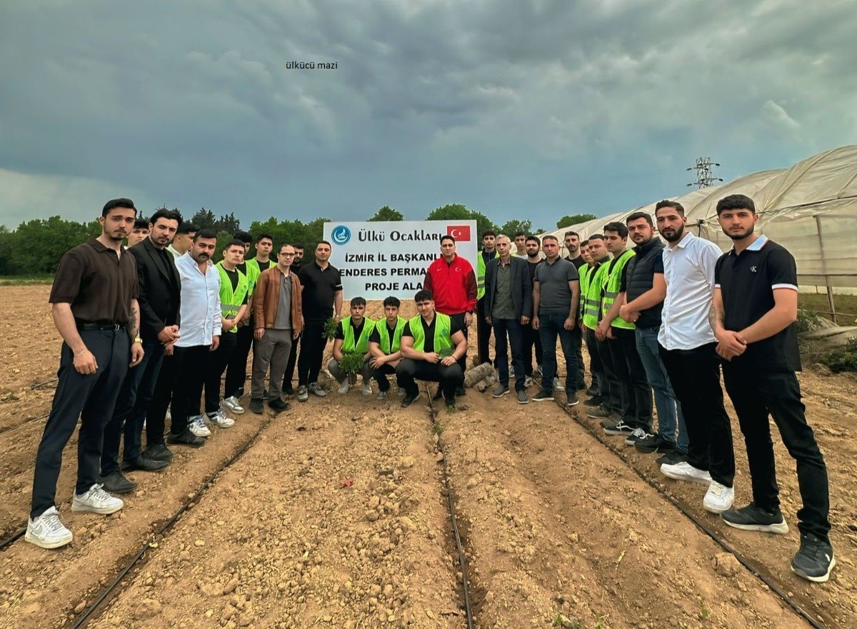 Ülkü Ocakları İzmir İl Başkanlığı Tarafından Ata Tohumu Ekimiyle Permakültür Sürdürülebilir Tarım Çalışması Gerçekleştirildi.2025
