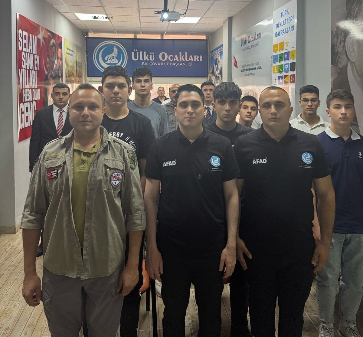 Ülkü Ocakları İzmir İl Başkanlığı Tarafından AFAD İşbirliği İle Sertifikalı Afet Farkındalık Eğitimleri Başlatıldı2025