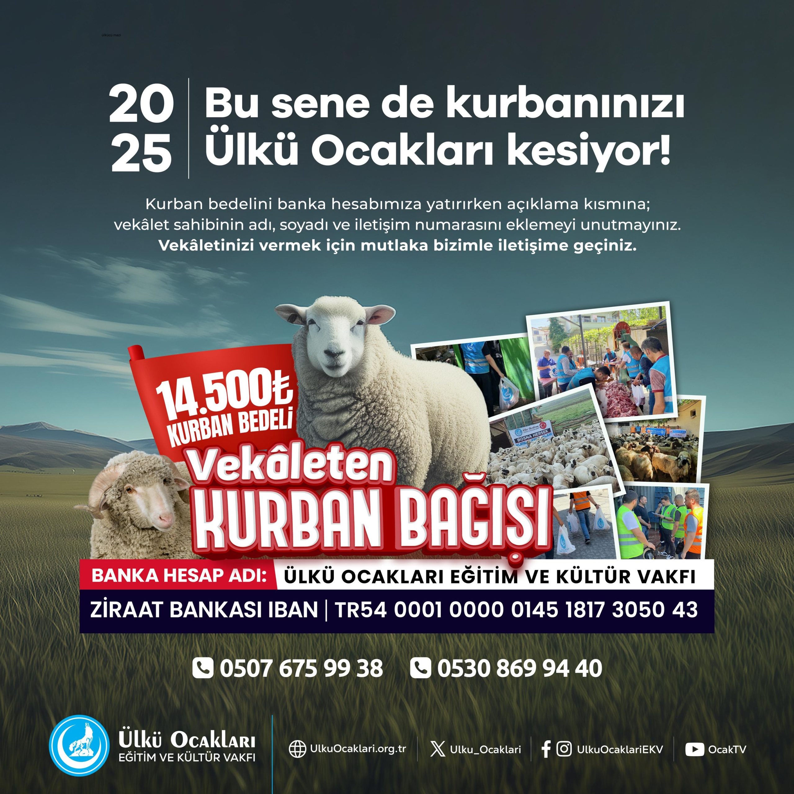 BU SENE DE KURBANINIZI ÜLKÜ OCAKLARI KESİYOR!2025
